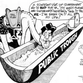 feeding at the public trough