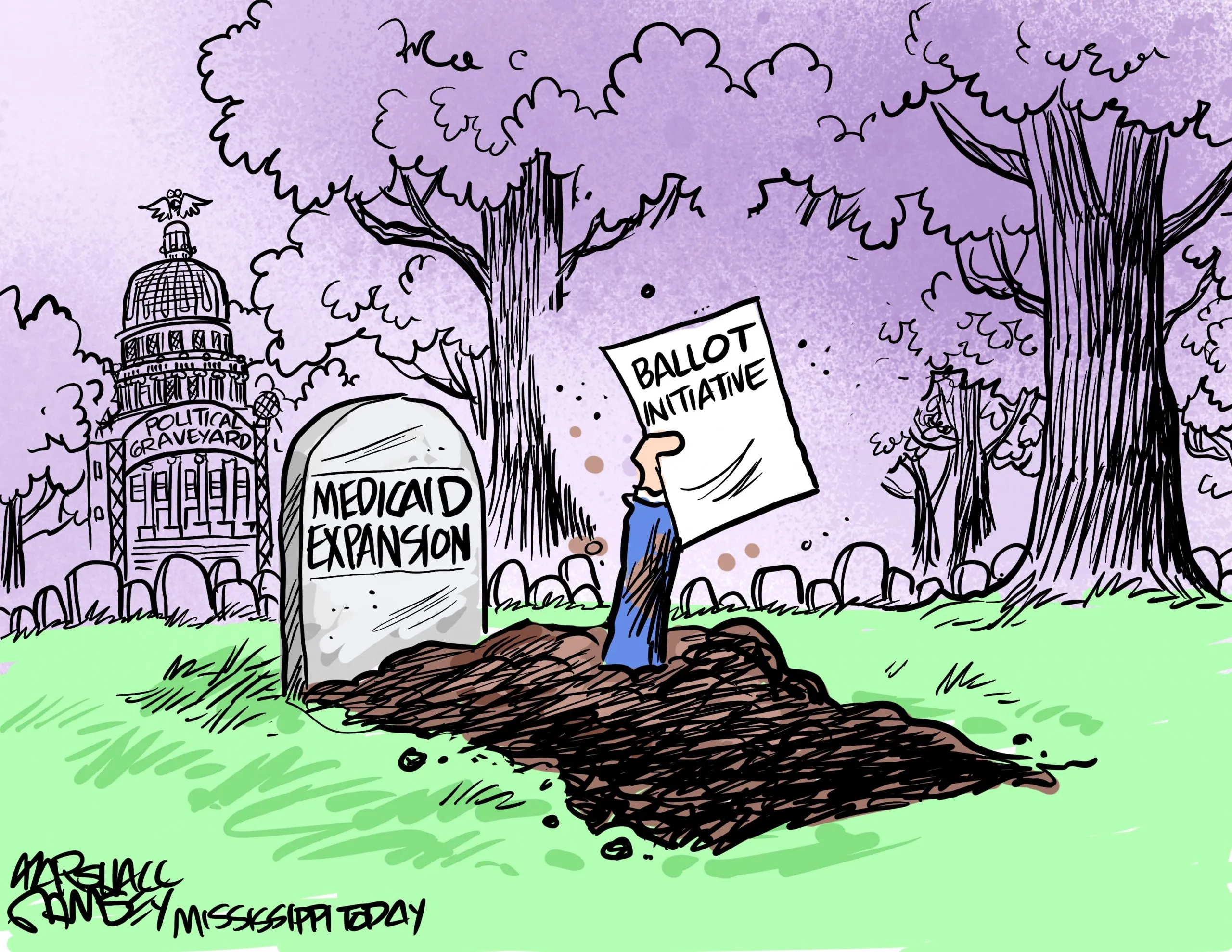 political graveyard